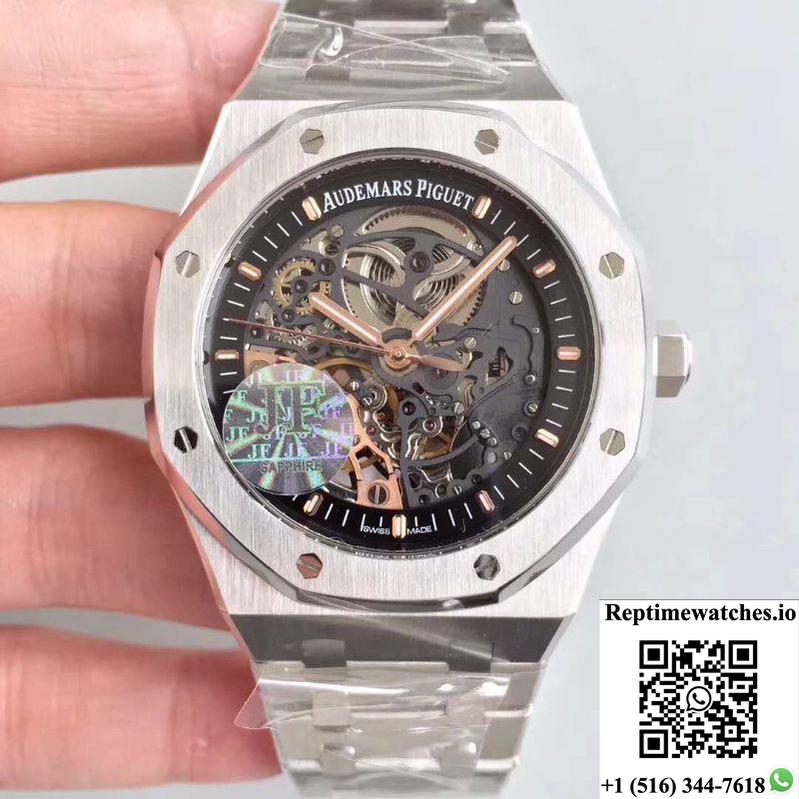 Audemars Piguet Royal Oak 15407St.Oo.1220St.01 Jf Factory Skeleton Dial-Rep Time Watches