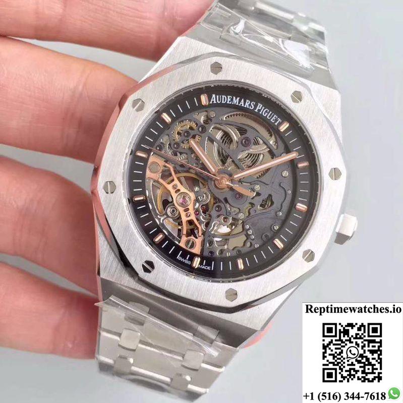 Audemars Piguet Royal Oak 15407St.Oo.1220St.01 Jf Factory Skeleton Dial-Rep Time Watches