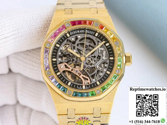 Audemars Piguet Royal Oak 15412BA.YG.1224BA.01 GR Factory Sapphire Crystal