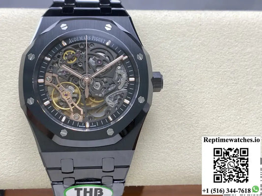 Audemars Piguet Royal Oak 15416CE.OO.1225CE.01 THB Factory Black Strap