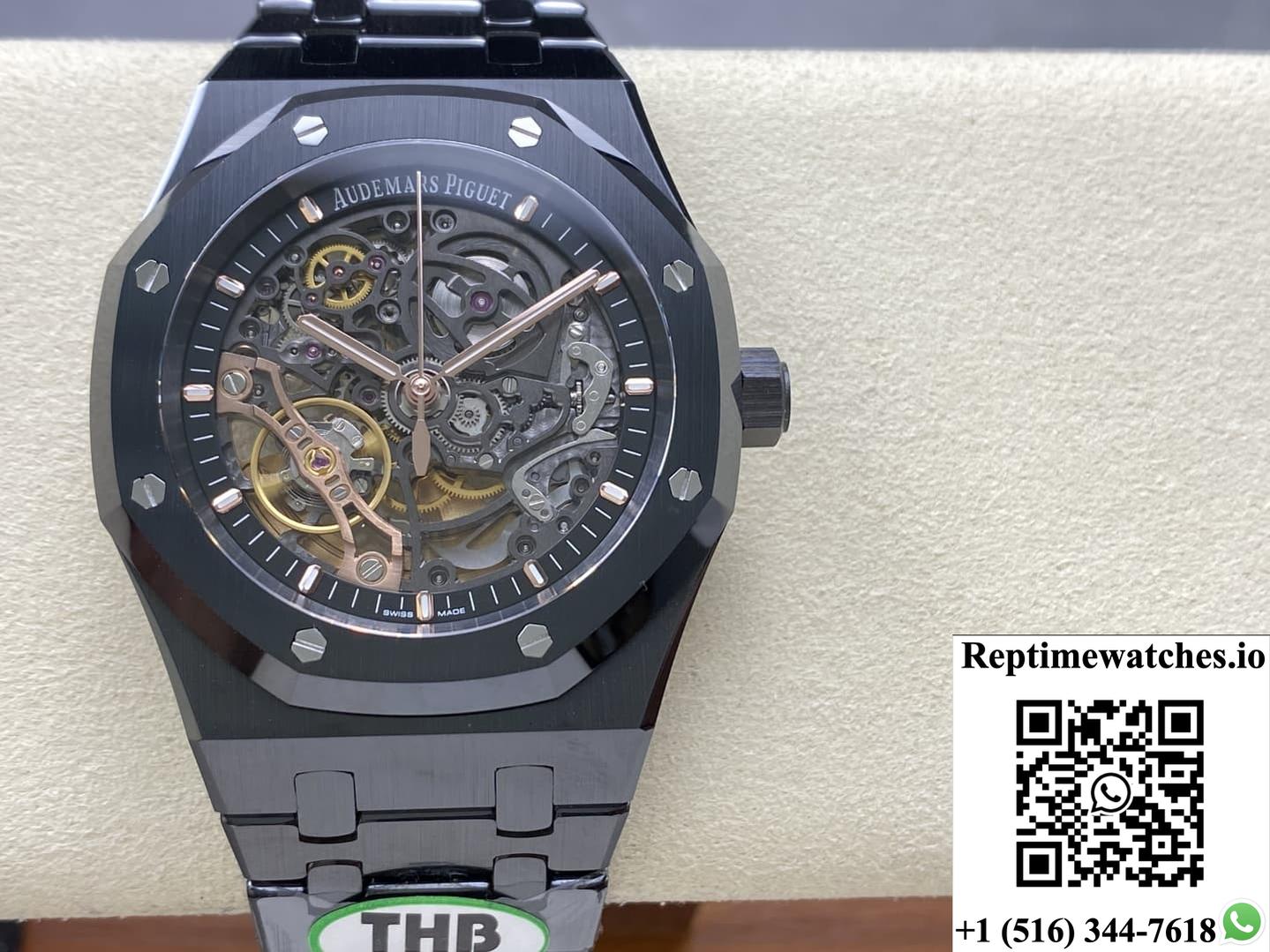 Audemars Piguet Royal Oak 15416Ce.Oo.1225Ce.01 Thb Factory Black Strap-Rep Time Watches