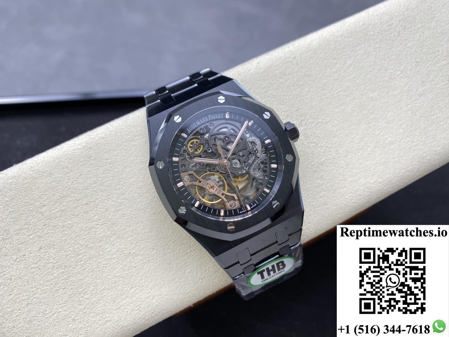 Audemars Piguet Royal Oak 15416Ce.Oo.1225Ce.01 Thb Factory Black Strap-Rep Time Watches