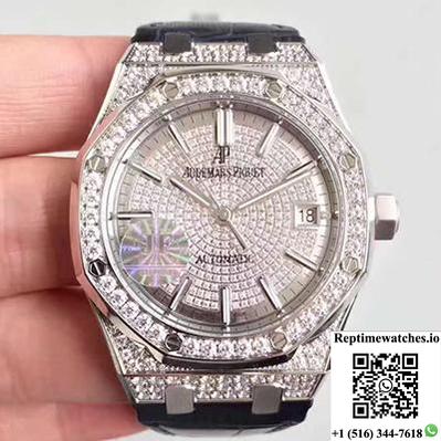 Audemars Piguet Royal Oak 15450 Jf Factory Diamond Dial-Rep Time Watches