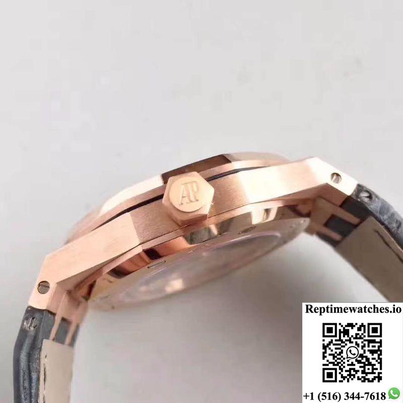 Audemars Piguet Royal Oak 15450 Jf Factory Rose Gold Diamond Dial-Rep Time Watches