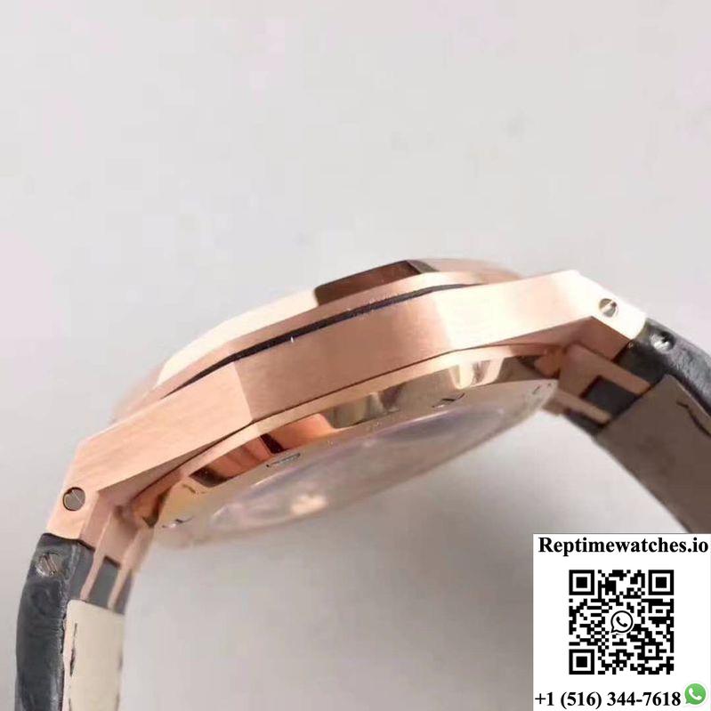 Audemars Piguet Royal Oak 15450 Jf Factory Rose Gold Diamond Dial-Rep Time Watches