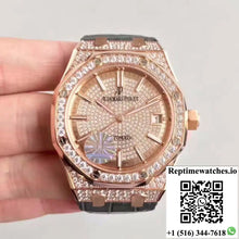 Audemars Piguet Royal Oak 15450 JF Factory Rose Gold Diamond Dial - Watches