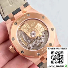 Audemars Piguet Royal Oak 15450 JF Factory Rose Gold Diamond Dial - Watches