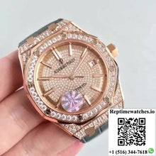 Audemars Piguet Royal Oak 15450 JF Factory Rose Gold Diamond Dial - Watches