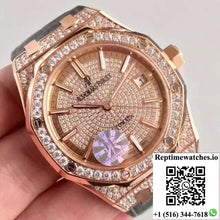 Audemars Piguet Royal Oak 15450 JF Factory Rose Gold Diamond Dial - Watches
