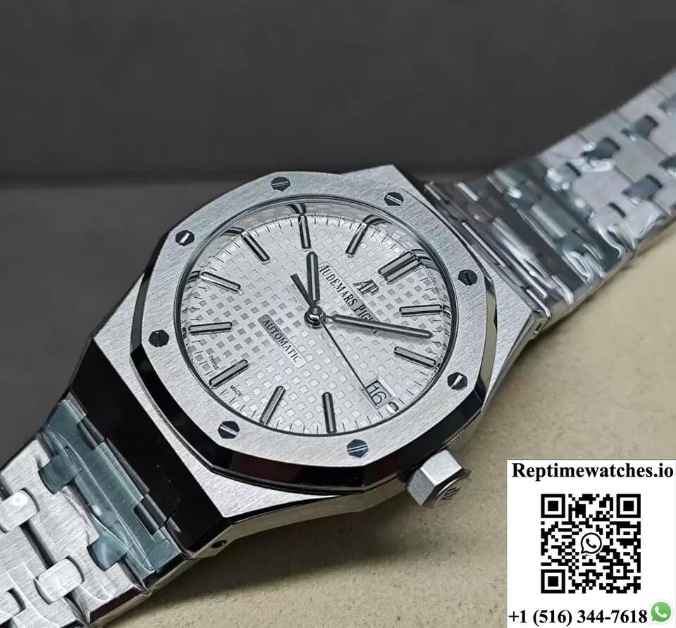 Audemars Piguet Royal Oak 15450St.Oo.1256St.01 Aps Factory Silver Dial-Rep Time Watches