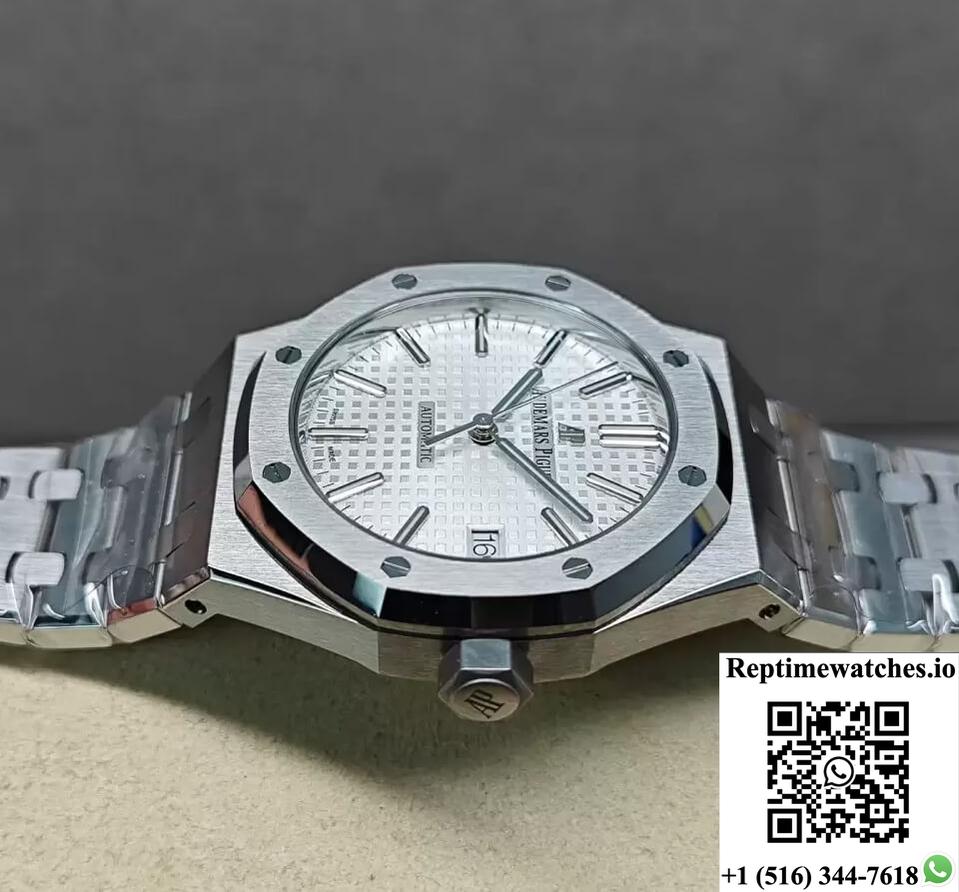 Audemars Piguet Royal Oak 15450St.Oo.1256St.01 Aps Factory Silver Dial-Rep Time Watches