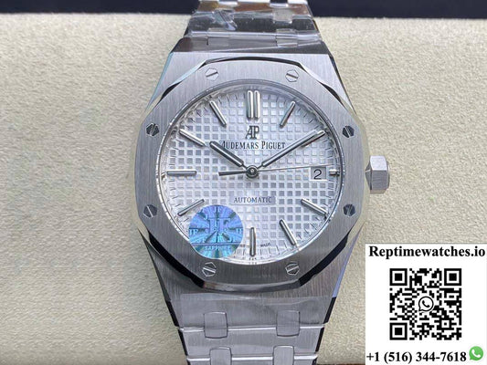 Audemars Piguet Royal Oak 15450St.Oo.1256St.01 Jf Factory Silver Dial-Rep Time Watches