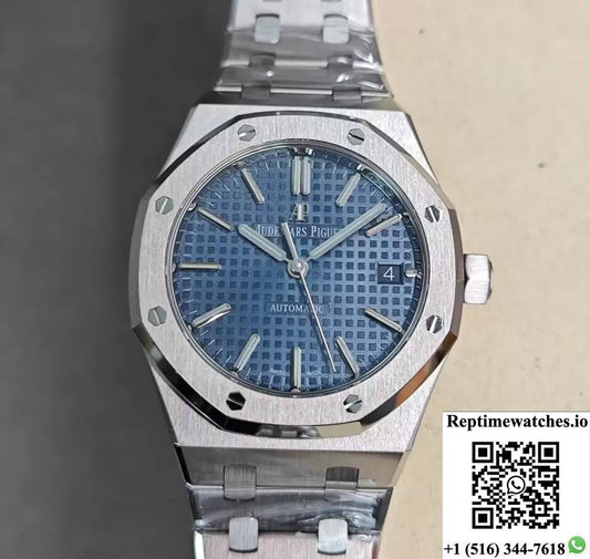 Audemars Piguet Royal Oak 15450St.Oo.1256St.03 Aps Factory Blue Dial-Rep Time Watches