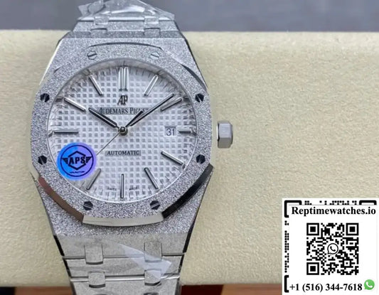 Audemars Piguet Royal Oak 15454BC.GG.1259BC.01 APS Factory Silvery white dial