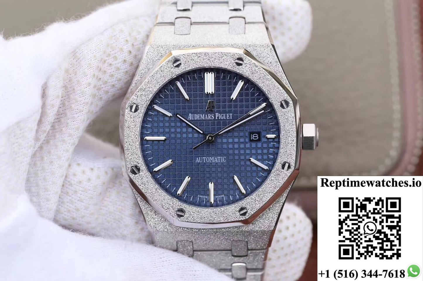 Audemars Piguet Royal Oak 15454Bc.Gg.1259Bc.01 Jh Factory Blue Dial-Rep Time Watches