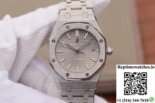 Audemars Piguet Royal Oak 15454Bc.Gg.1259Bc.01 Jh Factory Rhodium Dial-Rep Time Watches