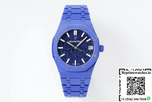 Audemars Piguet Royal Oak 15500 APS Factory Blue Ceramic Strap Product Photo 1