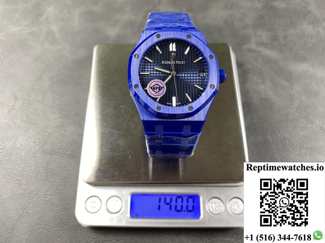 Audemars Piguet Royal Oak 15500 Aps Factory Blue Dial-Rep Time Watches