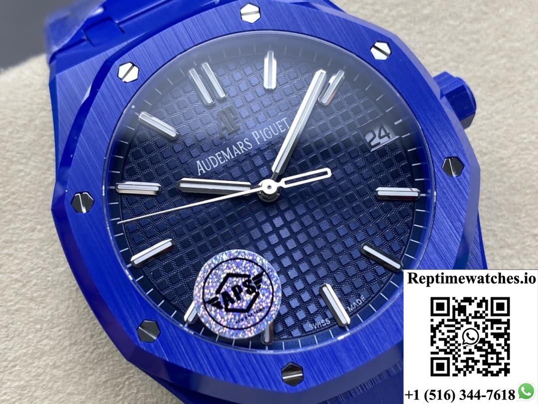 Audemars Piguet Royal Oak 15500 Aps Factory Blue Dial-Rep Time Watches