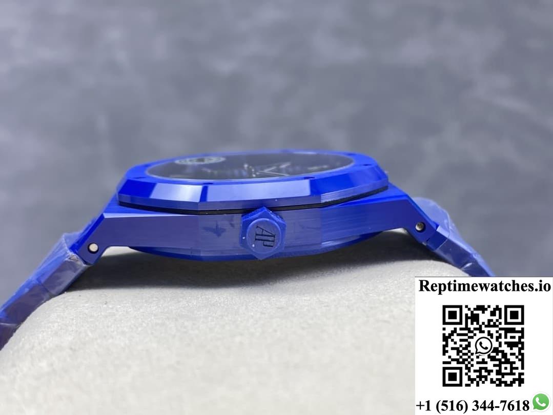 Audemars Piguet Royal Oak 15500 Aps Factory Blue Dial-Rep Time Watches