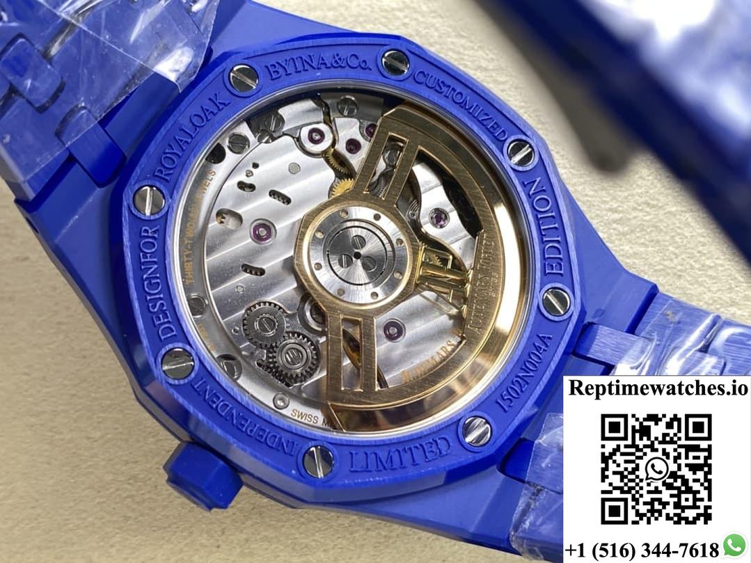 Audemars Piguet Royal Oak 15500 Aps Factory Blue Dial-Rep Time Watches