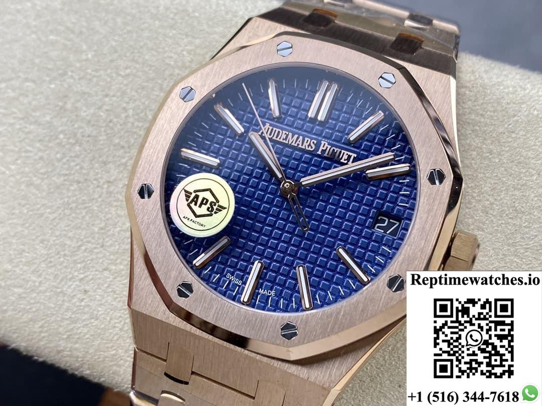 Audemars Piguet Royal Oak 15510Or.Oo.1320Or.03 Aps Factory V2 Rose Gold-Rep Time Watches