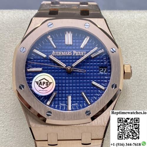 Audemars Piguet Royal Oak 15510Or.Oo.1320Or.03 Aps Factory V2 Rose Gold-Rep Time Watches