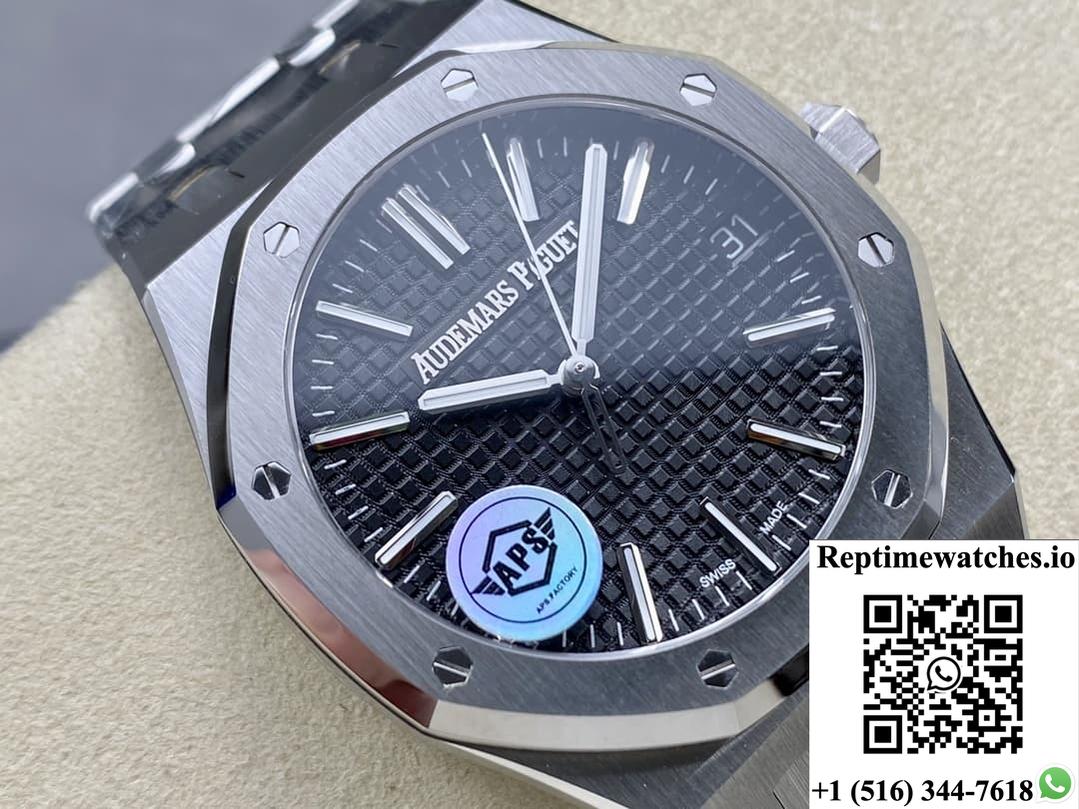 Audemars Piguet Royal Oak 15510St.Oo.1320St.07 Aps Factory V2 Black Dial-Rep Time Watches