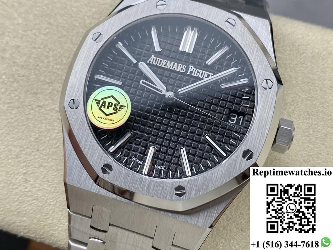 Audemars Piguet Royal Oak 15510St.Oo.1320St.07 Aps Factory V2 Black Dial-Rep Time Watches