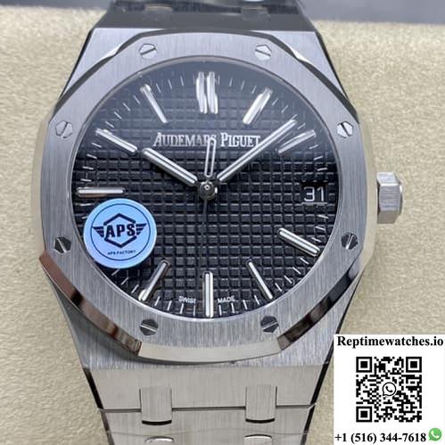 Audemars Piguet Royal Oak 15510St.Oo.1320St.07 Aps Factory V2 Black Dial-Rep Time Watches