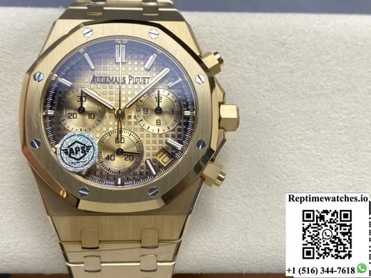 Audemars Piguet Royal Oak 26240BA.OO.1320BA.02 APS factory gold color strap