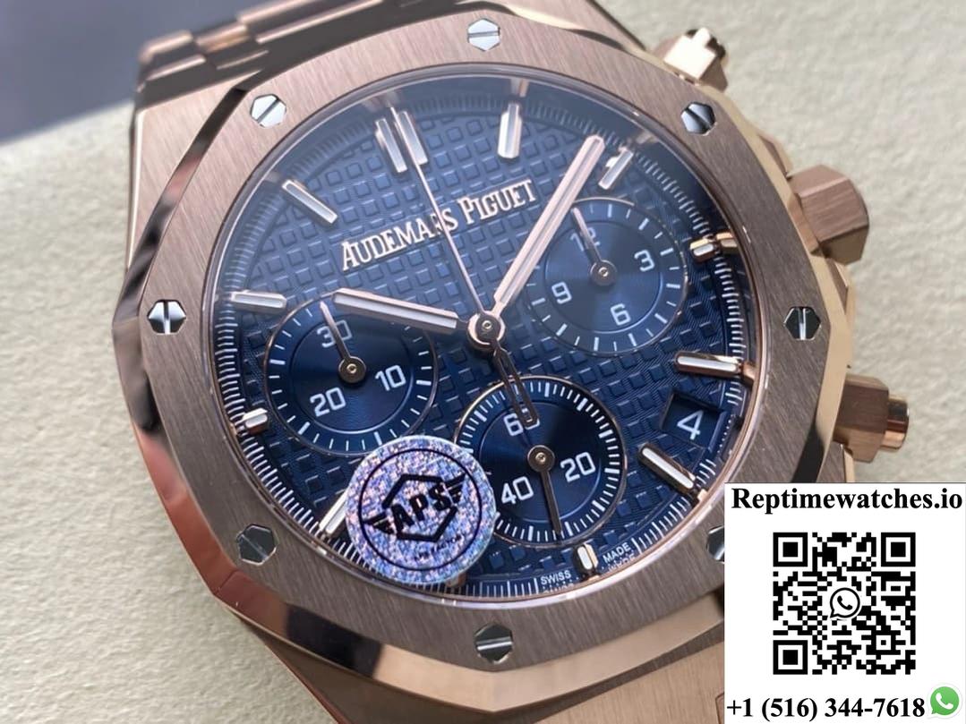 Audemars Piguet Royal Oak 26240Or.Oo.1320Or.05 Aps Factory Night Blue Dial-Rep Time Watches