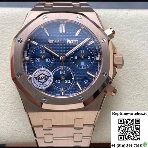 Audemars Piguet Royal Oak 26240Or.Oo.1320Or.05 Aps Factory Night Blue Dial-Rep Time Watches