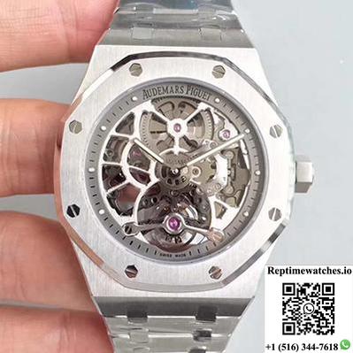 Audemars Piguet Royal Oak 26518St.Oo.1220St.01 Tourbillon Skeleton Dial-Rep Time Watches