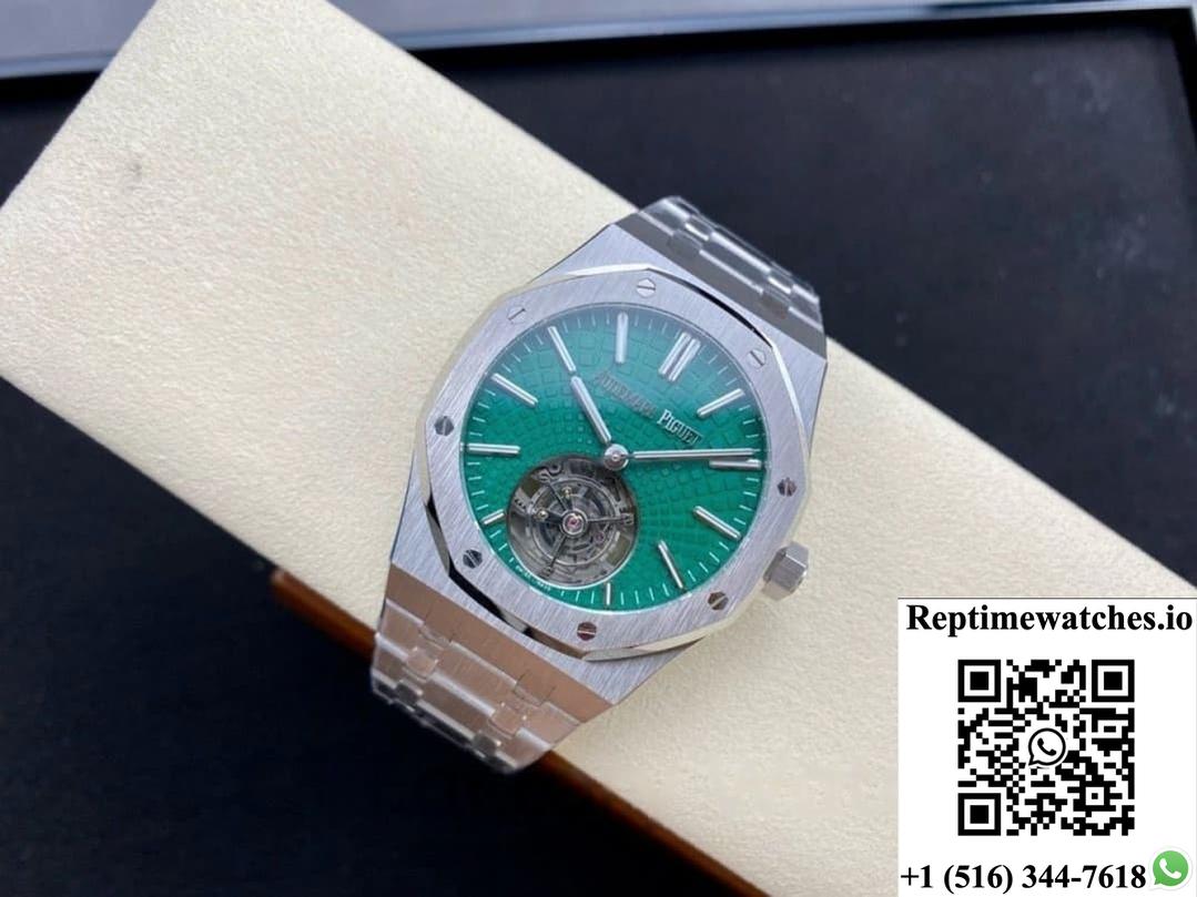 Audemars Piguet Royal Oak 26534Ti.Oo.1220Ti.01 R8 Factory Green Dial-Rep Time Watches
