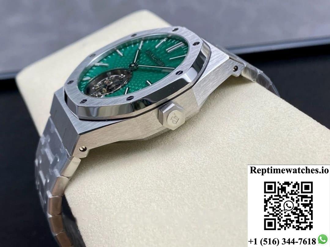 Audemars Piguet Royal Oak 26534Ti.Oo.1220Ti.01 R8 Factory Green Dial-Rep Time Watches