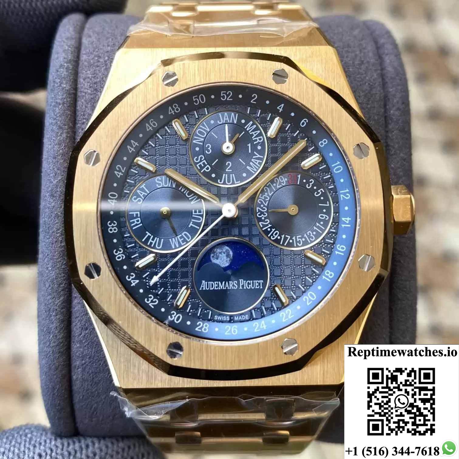 Audemars Piguet Royal Oak 26574Ba.Oo.1220Ba.01 Aps Factory Yellow Gold-Rep Time Watches