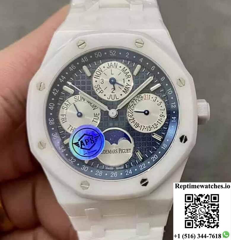 Audemars Piguet Royal Oak 26579Cb.Oo.1225Cb.01 Aps Factory V3 Blue Dial-Rep Time Watches