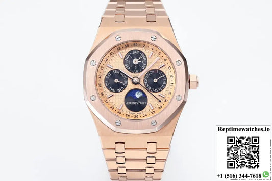 Audemars Piguet Royal Oak 26584OR.OO.1220OR.01 BBS Factory Calendar Display