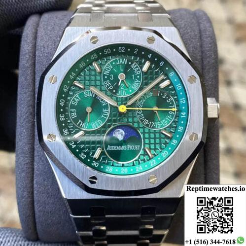 Audemars Piguet Royal Oak 26606St.Oo.1220St.01 Aps Factory Green Dial-Rep Time Watches