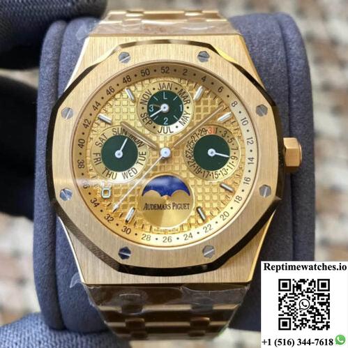 Audemars Piguet Royal Oak 26607Ba.Oo.1220Ba.01 Aps Factory Yellow Gold-Rep Time Watches