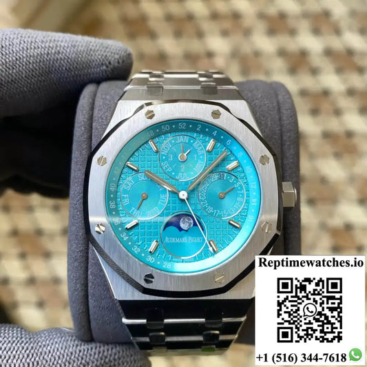 Audemars Piguet Royal Oak 26613ST.OO.1220ST.01 APS Factory Cyan Blue Dial AI Factory