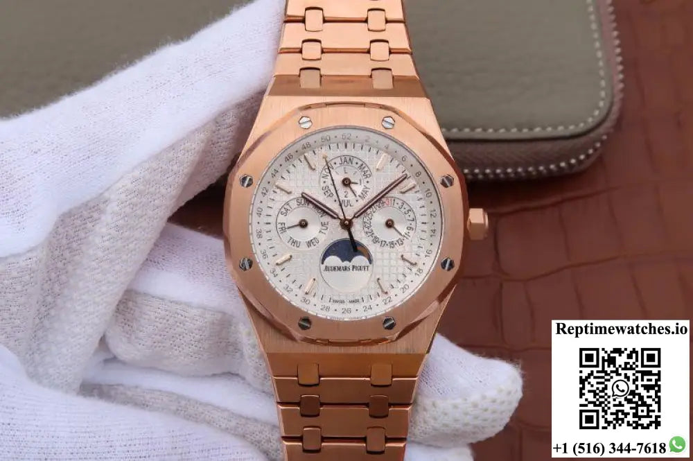 Audemars Piguet Royal Oak 41MM 26574OR.OO.1220OR.01 JF Factory White Dial - Watches