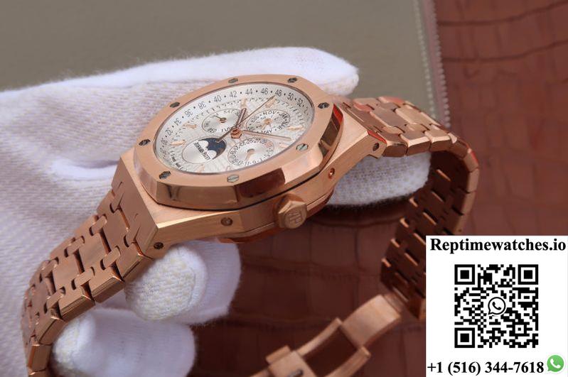 Audemars Piguet Royal Oak 41Mm 26574Or.Oo.1220Or.01 Jf Factory White Dial-Rep Time Watches