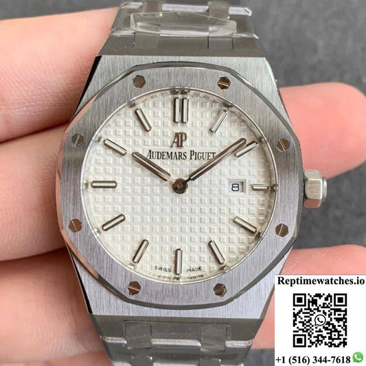 Audemars Piguet Royal Oak 67651St 33Mm Jf Factory Silver Dial-Rep Time Watches