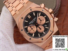 Audemars Piguet Royal Oak Chronograph 18K Rose Gold 26331OR.OO.1220OR.02 OM Factory Black Dial - Watches