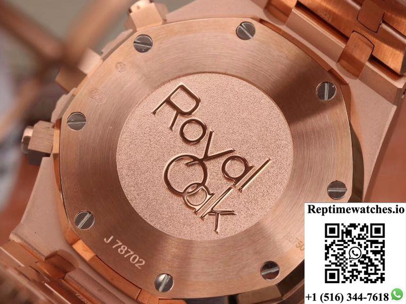 Audemars Piguet Royal Oak Chronograph 18K Rose Gold 26331Or.Oo.1220Or.02 Om Factory Black Dial-Rep Time Watches