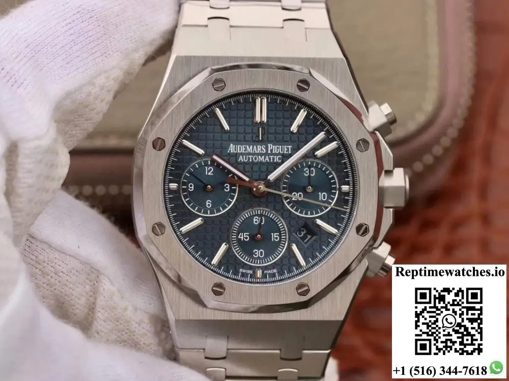 Audemars Piguet Royal Oak Chronograph 26320ST.OO.1220ST.03 OM Factory Black Dial - Watches