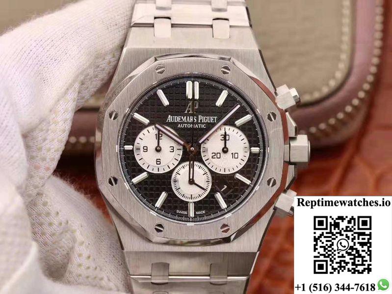 Audemars Piguet Royal Oak Chronograph 26331 Om Factory Black Dial-Rep Time Watches
