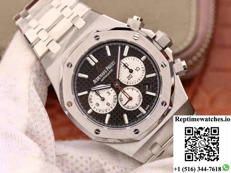 Audemars Piguet Royal Oak Chronograph 26331 Om Factory Black Dial-Rep Time Watches